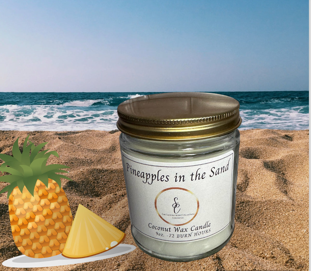 PINEAPPLES IN THE SAND